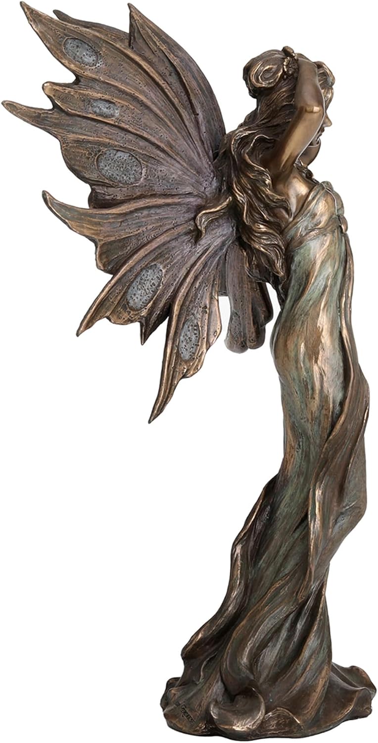 Statuette Fée Élégante – Effet bronze – Veronese Design