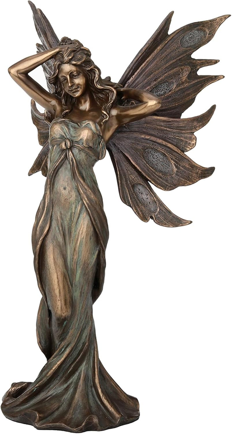 Statuette Fée Élégante – Effet bronze – Veronese Design