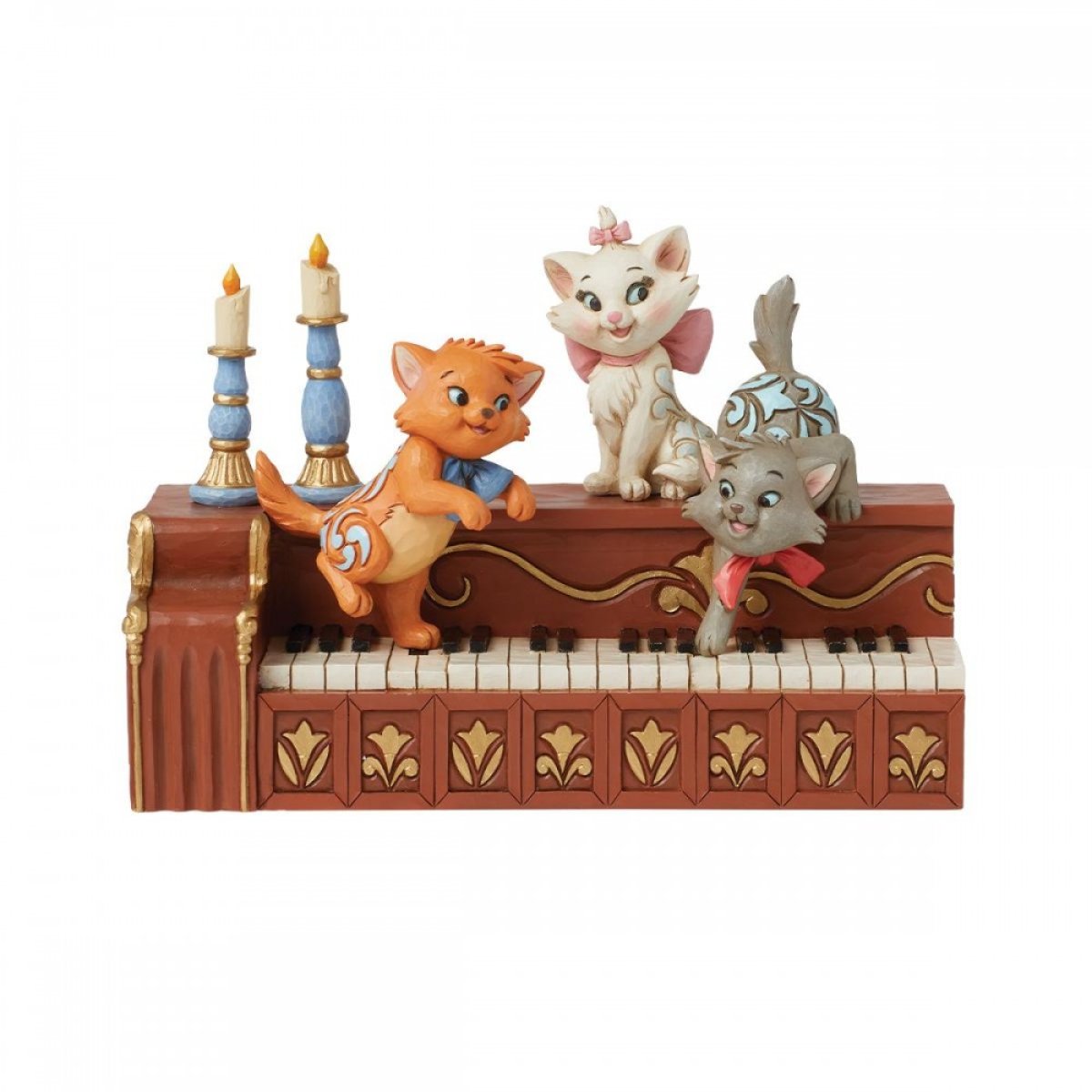 Figurine Disney Traditions – Les Aristochats au piano – Jim Shore