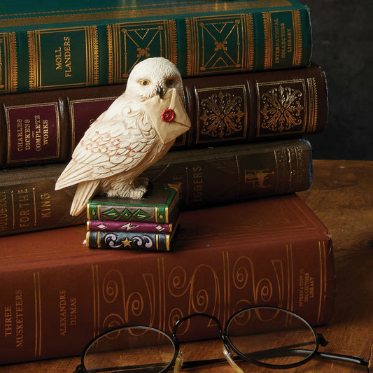 Figurine Harry Potter – Mini Hedwige avec Lettre par Jim Shore – 9 cm