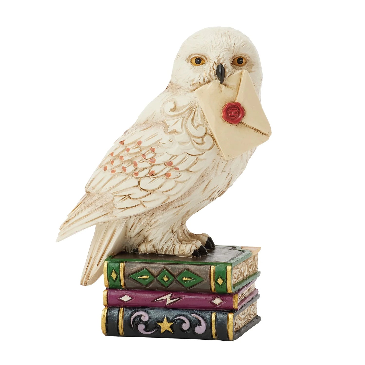 Figurine Harry Potter – Mini Hedwige avec Lettre par Jim Shore – 9 cm