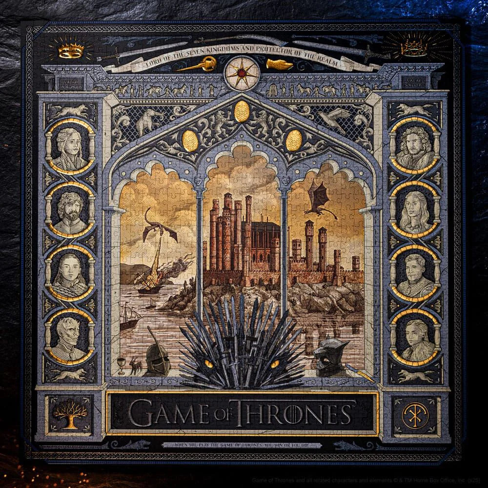 Puzzle Game of Thrones 1000 pièces – Trône de Fer – Édition premium Theory11
