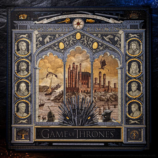 Puzzle Game of Thrones 1000 pièces – Trône de Fer – Édition premium Theory11