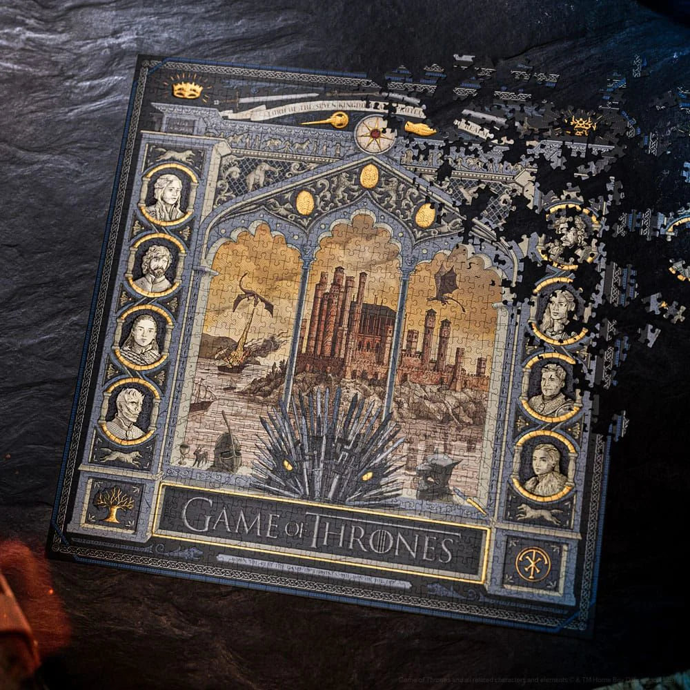 Puzzle Game of Thrones 1000 pièces – Trône de Fer – Édition premium Theory11