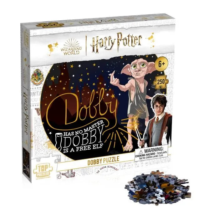 boite du Puzzle harry potter de Dobby qui claque des doigts