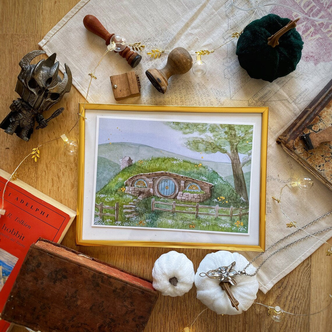 Illustration A5 Maison dans la Comté