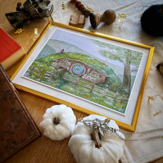 Illustration A5 Maison dans la Comté
