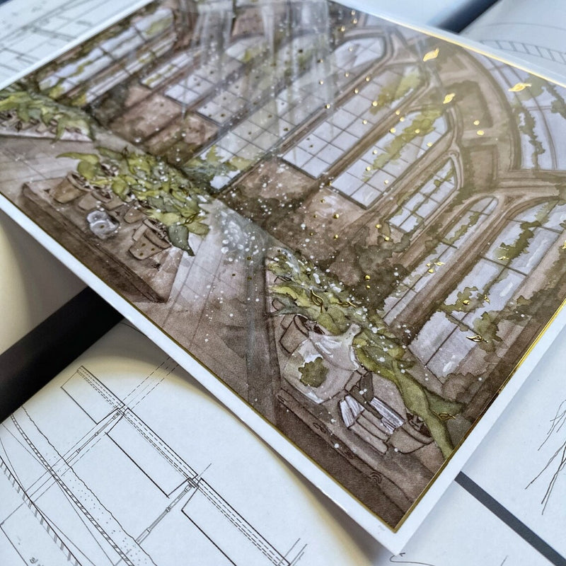 Illustration A5 La Serre aux Mandragores