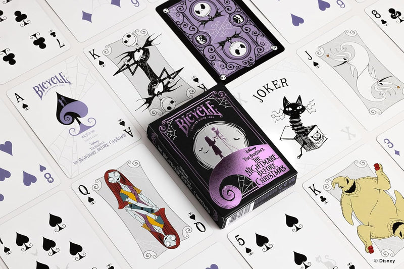 Jeu de cartes Bicycle – L'Étrange Noël de Monsieur Jack – Univers Tim Burton