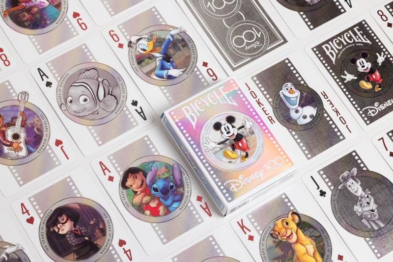 Jeu de cartes DISNEY Anniversaire 100 ans