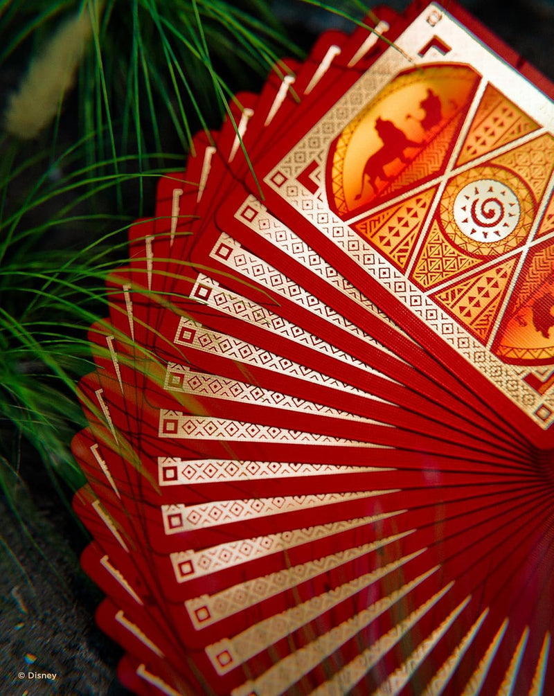 Jeu de cartes Bicycle – Disney Le Roi Lion - Edition dorée