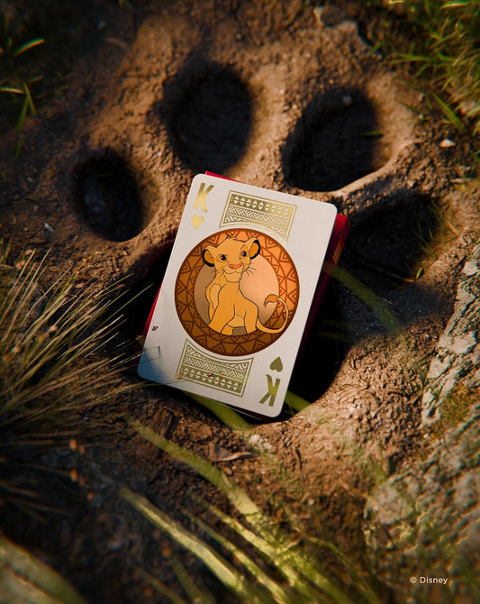 Jeu de cartes Bicycle – Disney Le Roi Lion - Edition dorée