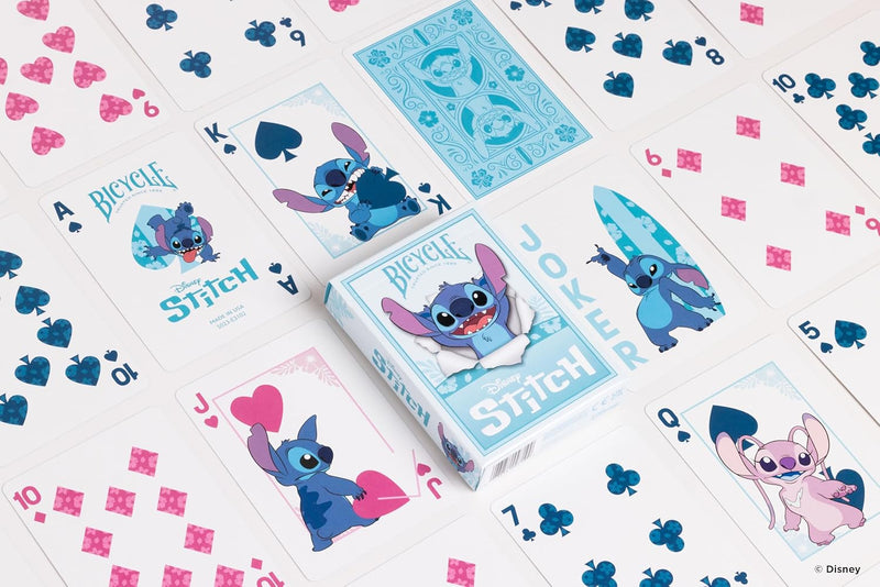 Jeu de cartes Bicycle – Disney Stitch – Design Ohana