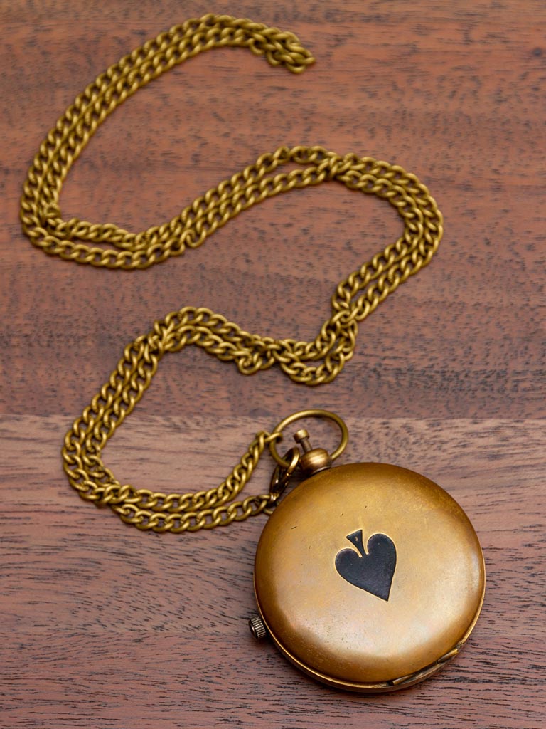 Montre de Poche AS en Laiton – Esprit Lapin d’Alice au Pays des Merveilles