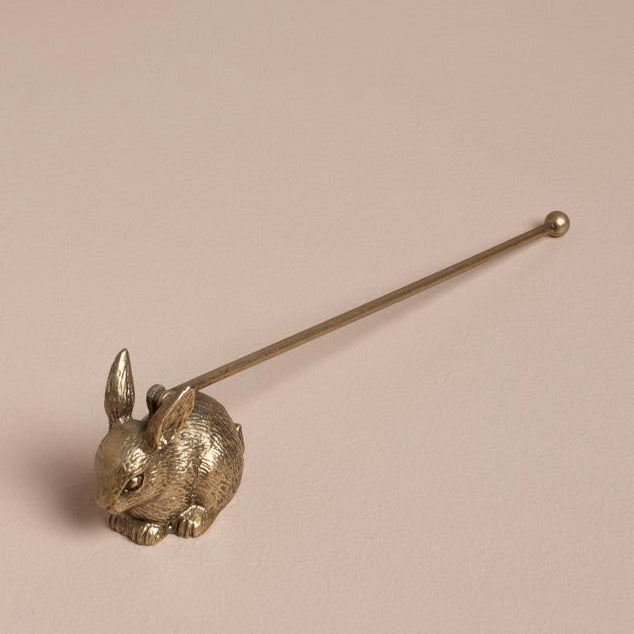 Éteignoir à bougie lapin en laiton