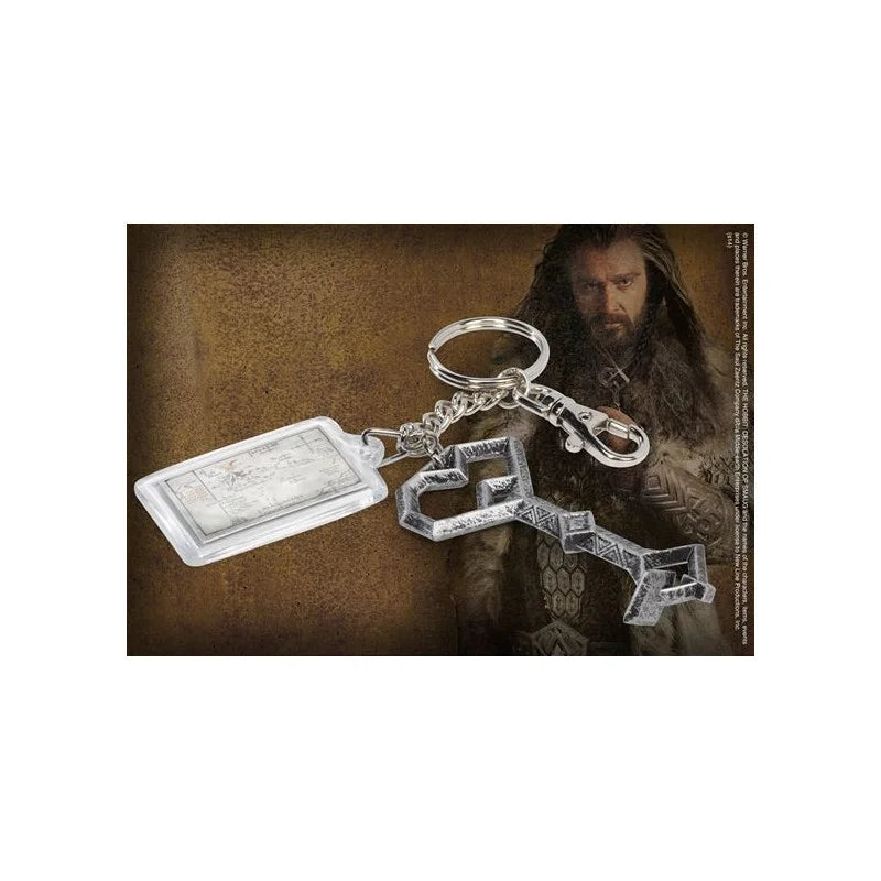 Porte-clés Clé de Thorin & Carte de Thrór – The Noble Collection
