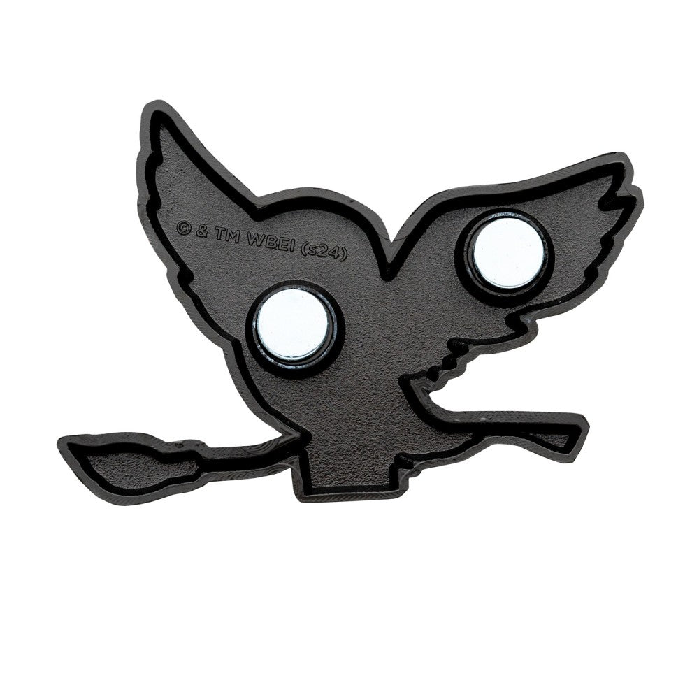 Magnet officiel Harry Potter – Hedwige en vol avec lettre et balai