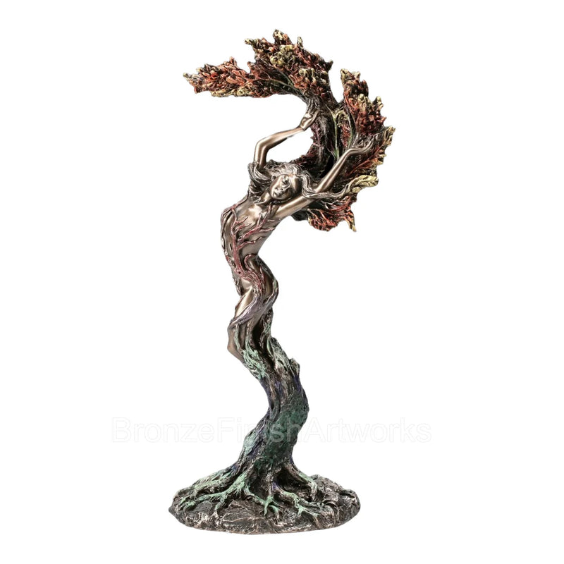 Statuette Nymphe Arbre de Vie – Effet bronze – Veronese Design