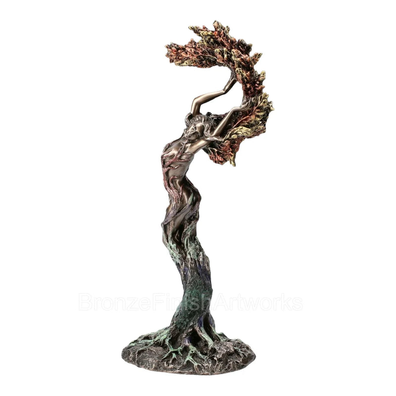 Statuette Nymphe Arbre de Vie – Effet bronze – Veronese Design
