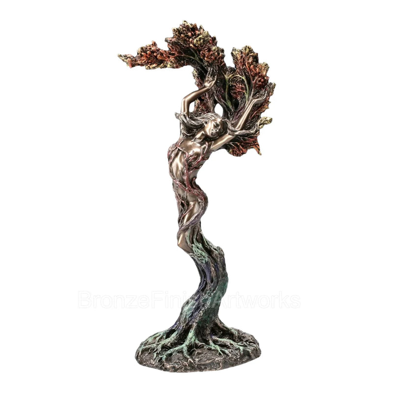 Statuette Nymphe Arbre de Vie – Effet bronze – Veronese Design