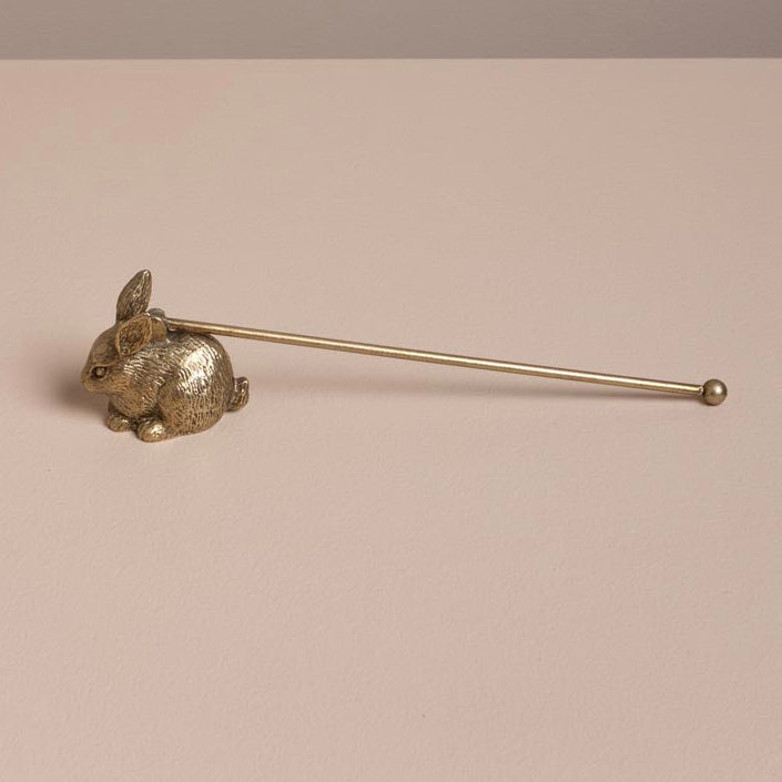 Éteignoir à bougie lapin en laiton
