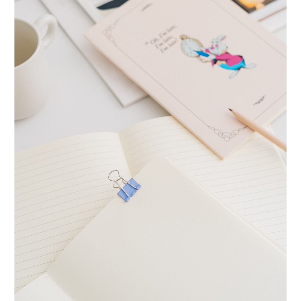 Lot de 3 Carnets A5 Disney – Alice au Pays des Merveilles | Chat du Cheshire, Alice & Lapin Blanc