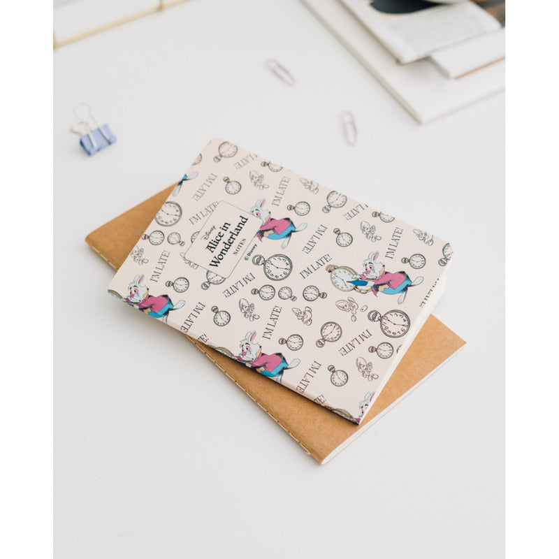 Lot de 3 carnets Disney Alice au Pays des Merveilles – Format A6