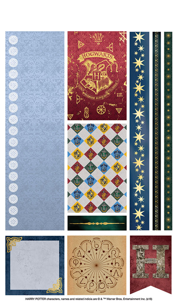 Carnet de 95 stickers pour organisation d'Agenda - Harry Potter