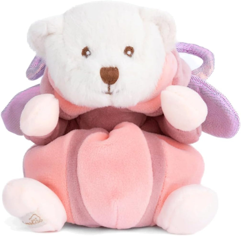 Peluche Ziggy Butterfly rose – Ourson Bukowski déguisé en papillon – Collection Ziggy 15 cm