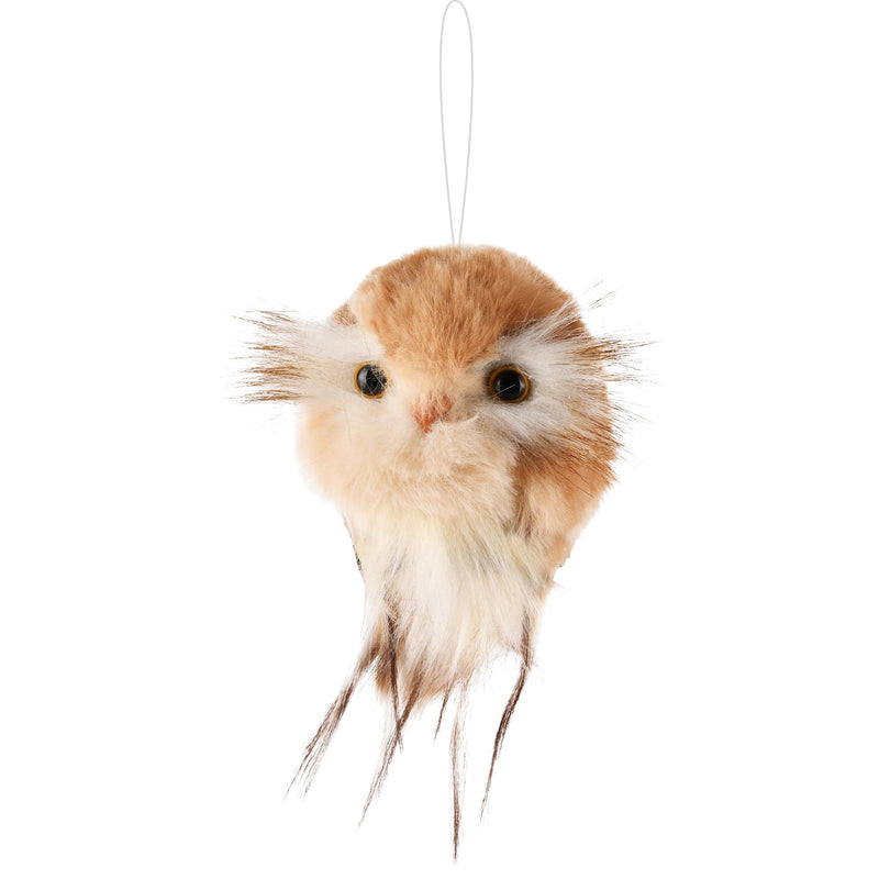 Suspension Chouette Boule effet peluche