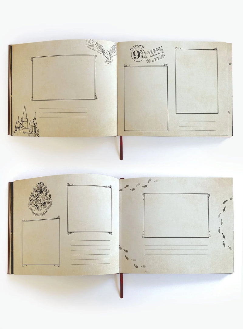 Album photo Deluxe Harry Potter de la marque Paper House Production, pages parchemins