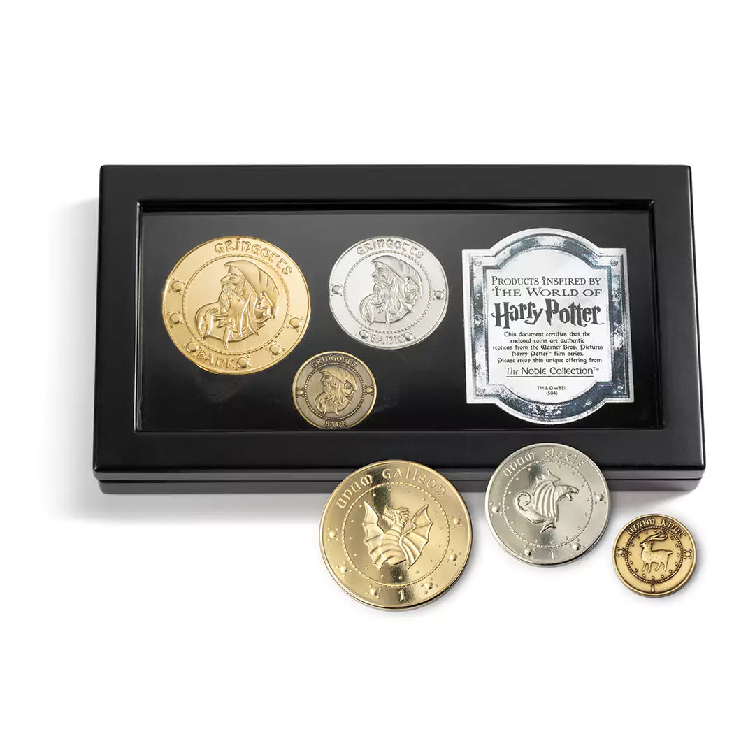 Coffret Pièces de Gringotts – Répliques officielles Harry Potter