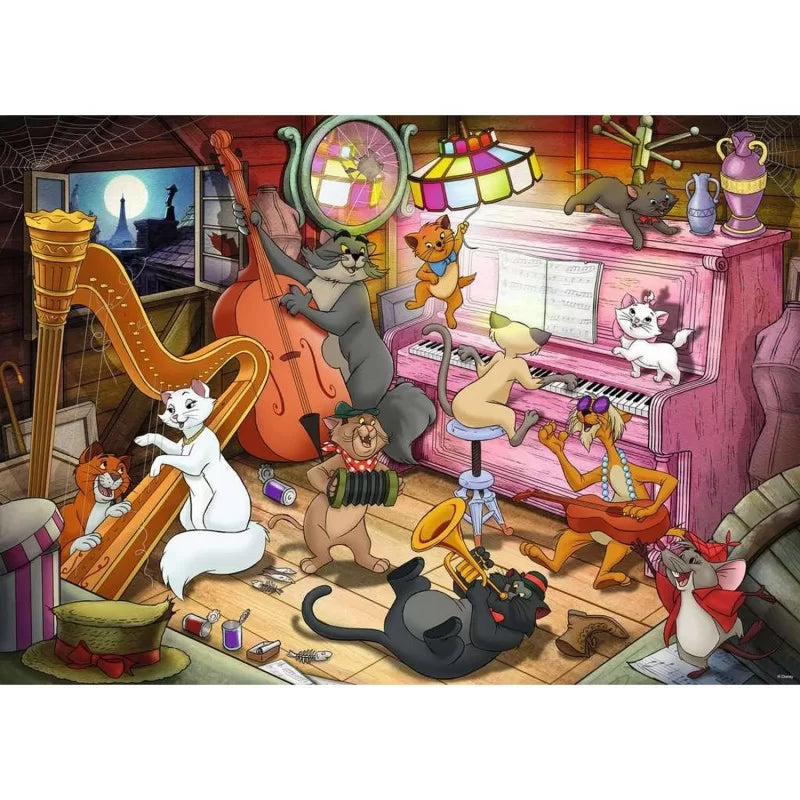 Puzzle Disney Les Aristochats – Édition Collector Ravensburger – 1000 pièces