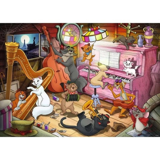 Puzzle Disney Les Aristochats – Édition Collector Ravensburger – 1000 pièces