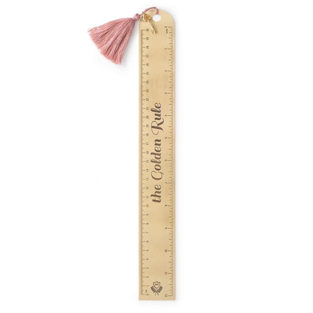 Règle en laiton doré – “The Golden Rule” "La règle d'Or" – 30 cm