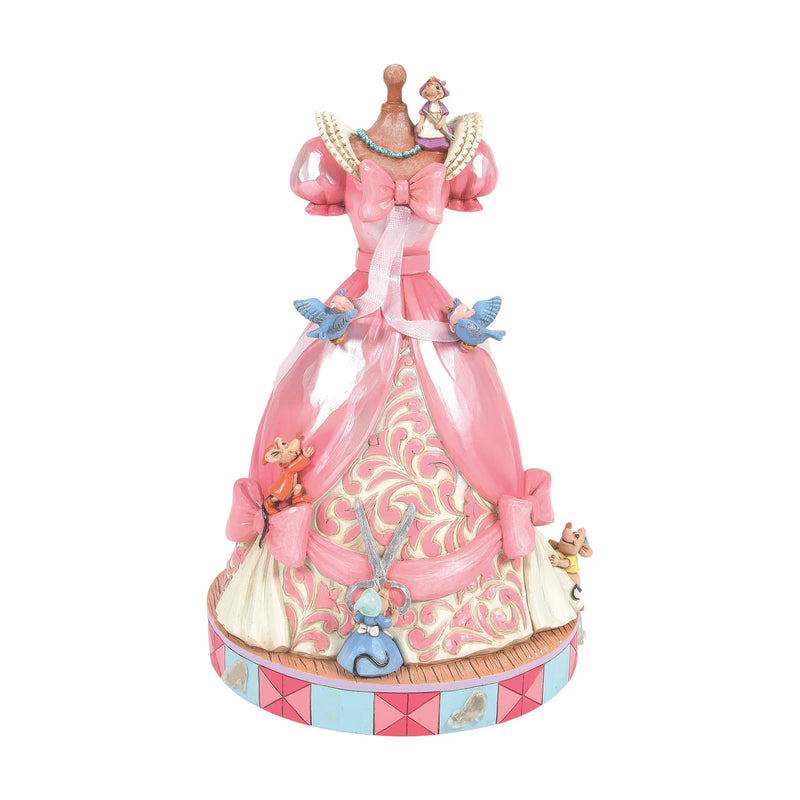 Figurine Disney Traditions Jim Shore – Cendrillon – La robe rose musicale
