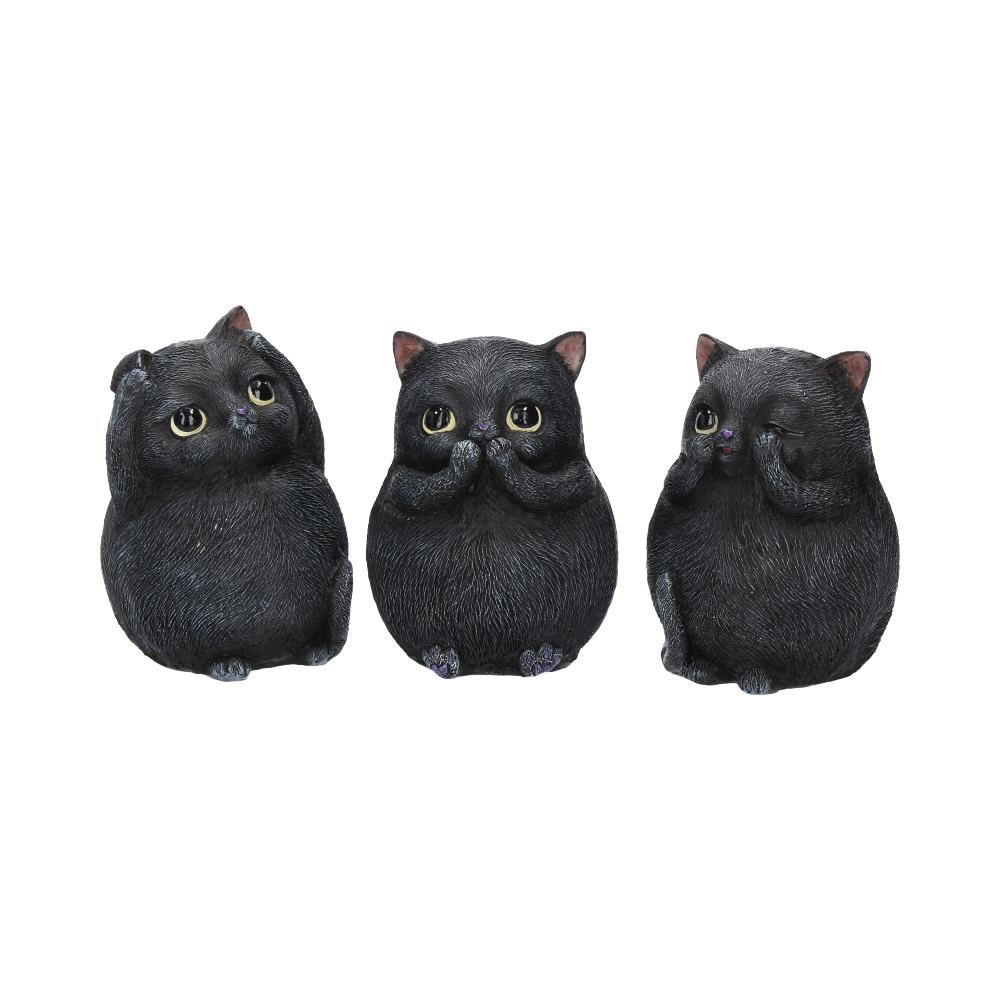 Les 3 Sages Chats Noirs – Mantra félin de protection