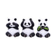 Les 3 Sages Pandas - Sérénité et protection bienveillante