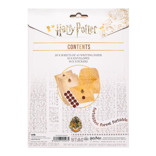 Set de correspondance Harry Potter – Blason de Poudlard