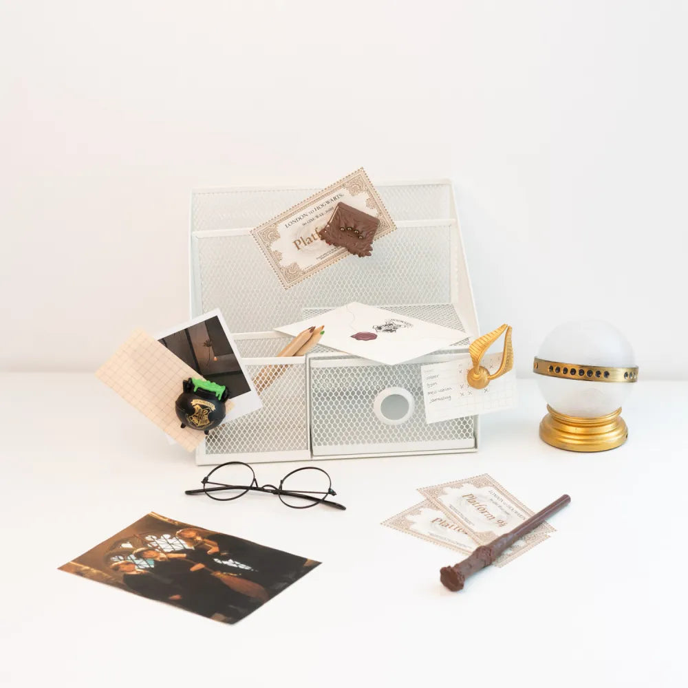 Lot de 3 Aimants Harry Potter – Livre des Monstres, Chaudron & Vif d’Or