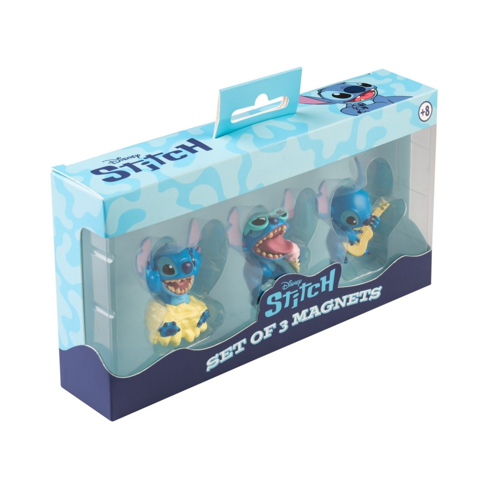 Set de 3 magnets Disney – Stitch en folie