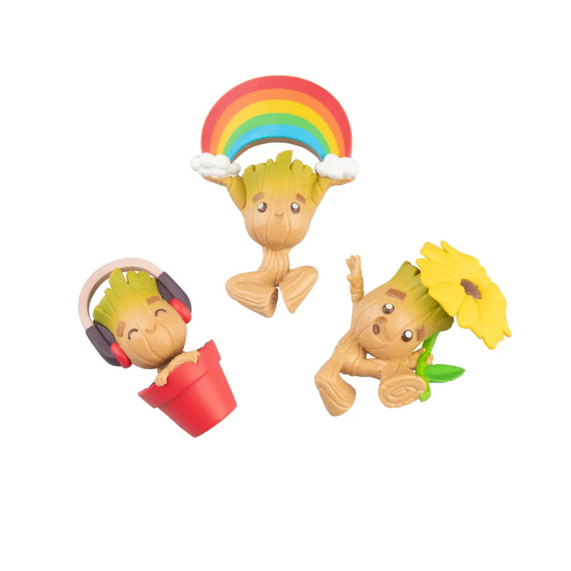 Set de 3 magnets Marvel Groot – Modèles décoratifs en relief