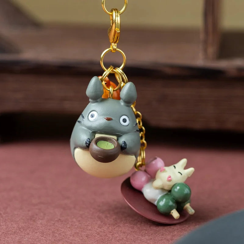 Porte-clés Totoro & Dango – Bijou de sac Studio Ghibli