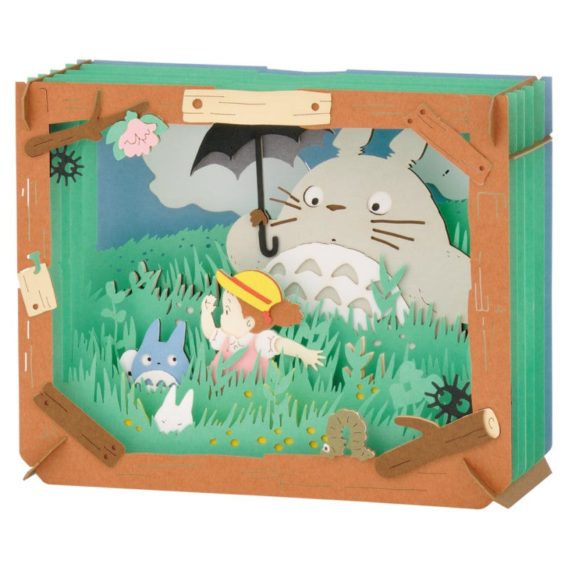 Théâtre de Papier Studio Ghibli Mon Voisin Totoro – Scène Dans les Prés