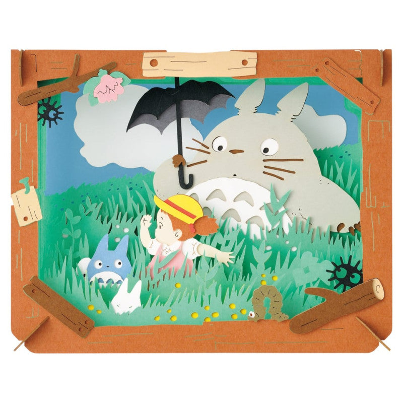 Théâtre de Papier Studio Ghibli Mon Voisin Totoro – Scène Dans les Prés
