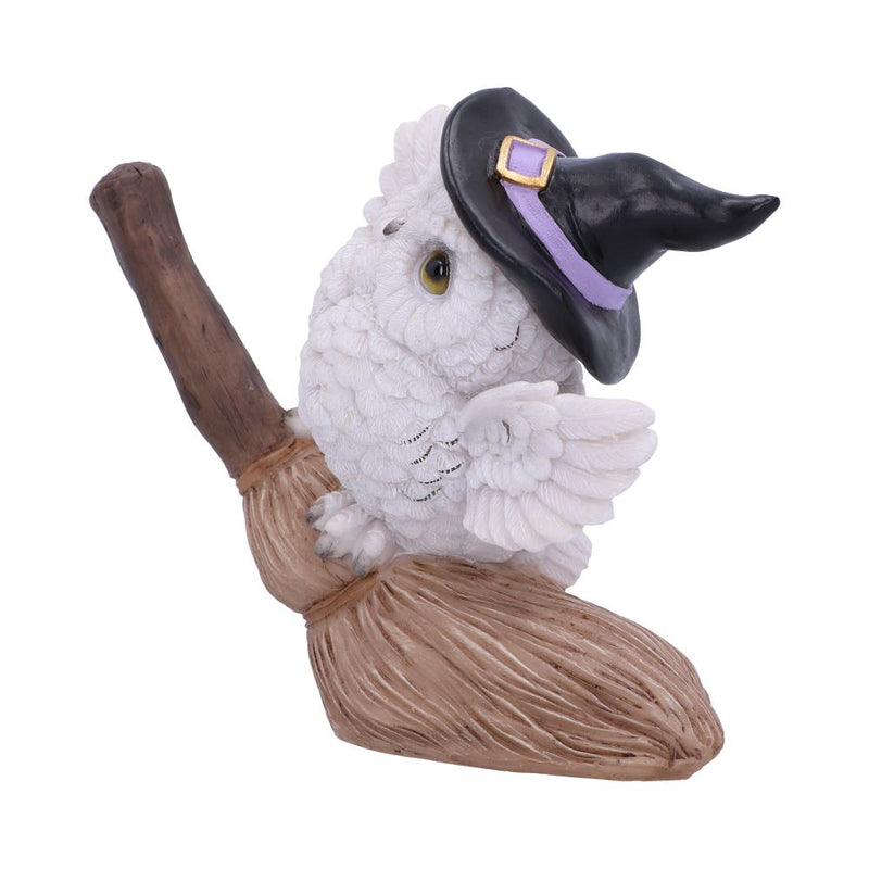 Figurine Chouette Magique sur Balai - Style Hedwige