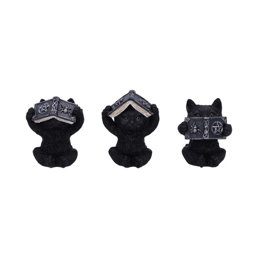Les 3 Sages Chats Occultes – Grimoires mystiques de protection