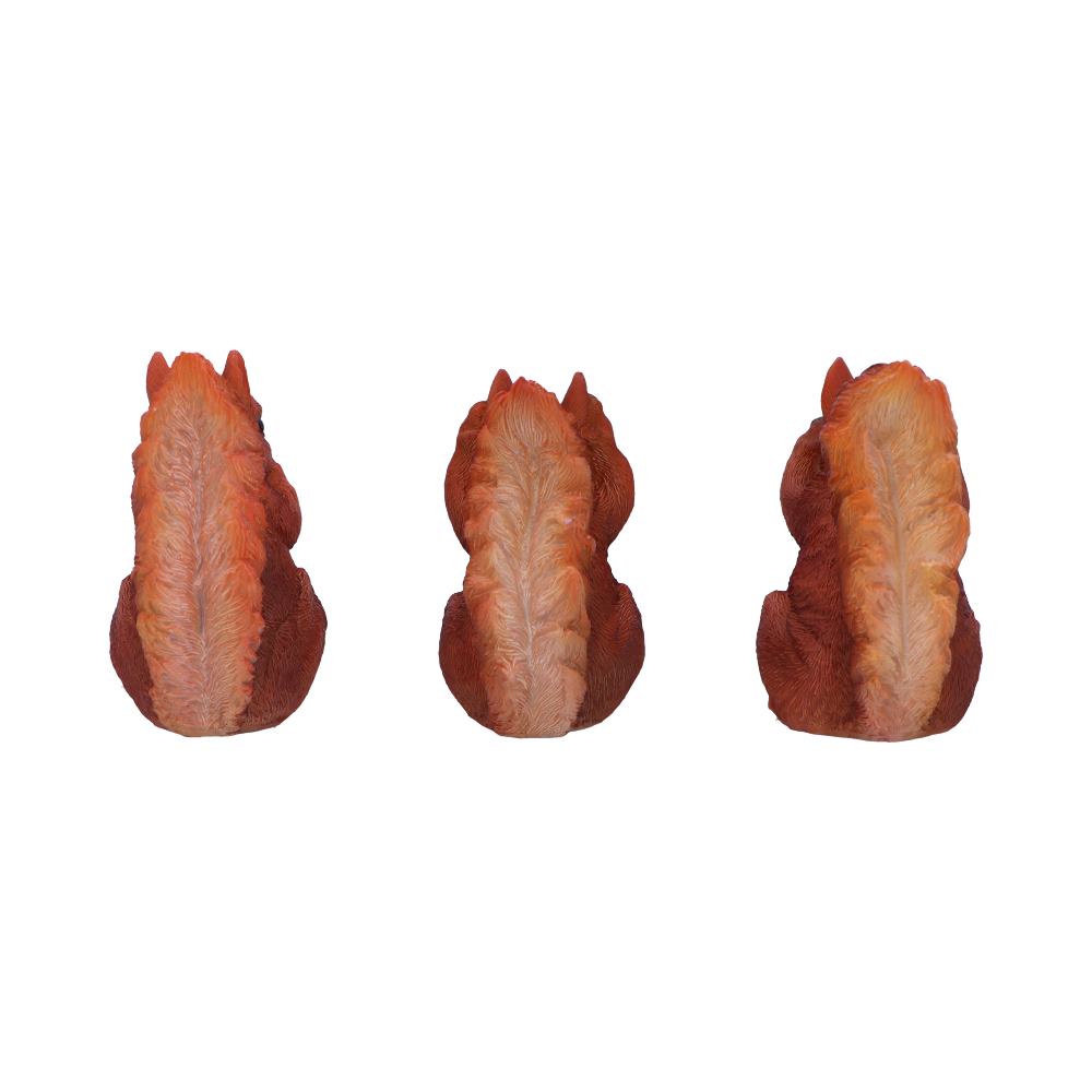 Les 3 Écureuils Sages – Figurines forestières symboliques