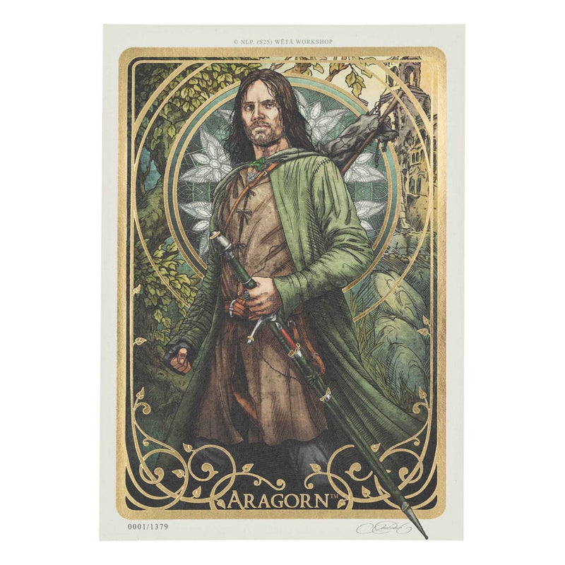 Art Print Aragorn Édition Limitée – Le Seigneur des Anneaux – Weta Workshop