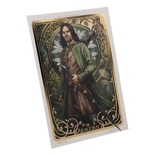 Art Print Aragorn Édition Limitée – Le Seigneur des Anneaux – Weta Workshop